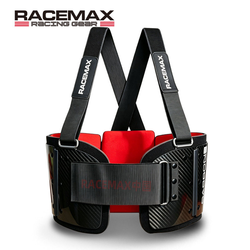 RACEMAX护肋卡丁车护甲赛车碳纤维护胸干碳超耐磨可拆内衬不上串
