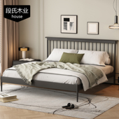 加固1.0卧室床1.2单人1.51.8双人铁艺儿童家用出租屋房公主简易床