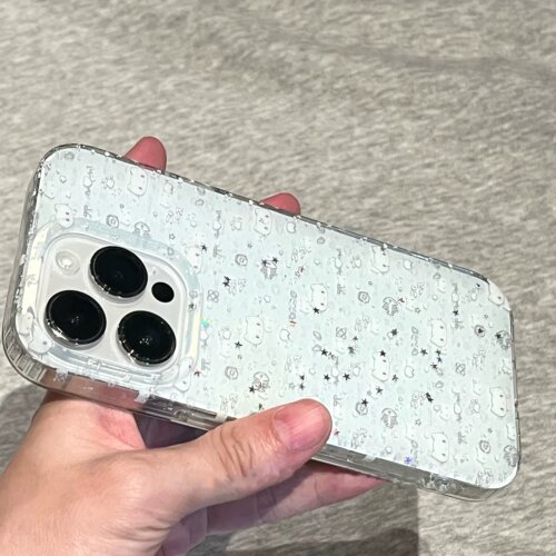 适用苹果系列iPhone17新款手机壳16promax/14pro个性薄荷绿满屏猫咪15promax/13pro半包大孔防摔高级感保护套