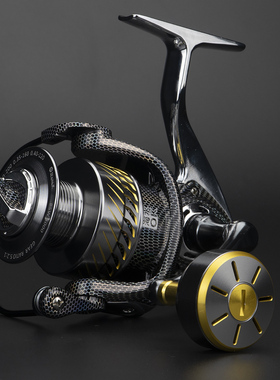 HiUmi全金属纺车轮无间隙海竿锚杆远投海钓专用正品渔轮防海水鱼