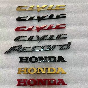CIVIC车标适用于思域Accord飞度FIT锋范CITY字标HONDA车尾箱贴