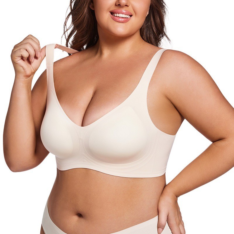 无痕聚拢大码运动内衣女文胸