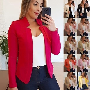 Women Thin White Blazers Autumn 2025 Female Summer suit coat
