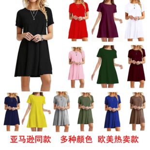 Dress Summer Women Casual 夏女黑色连衣裙 New Dresses Fashion