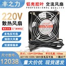 DP200A 工厂直销 220V 12cm KTV机柜静音轴流风机散热风扇 12038