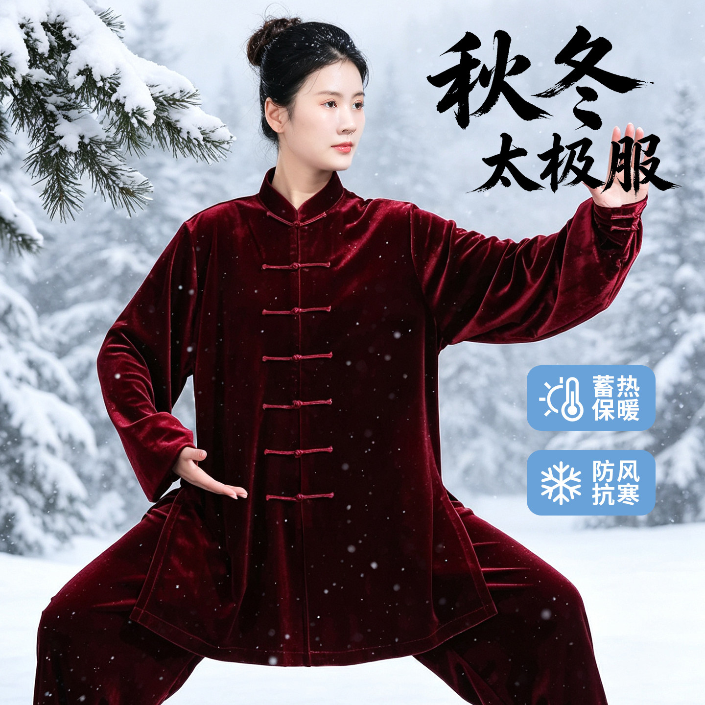 太极服女款2026新款秋冬图片
