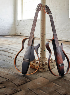 雅马哈静音吉他SLG200S 旅行吉他SLG200NW YAMAHA便携吉他SLG200N