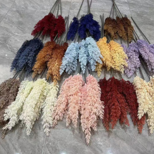 塑料芦苇大麦穗假谷穗田园稻穗摆件拍摄道具婚礼芦苇装饰花塑料芦