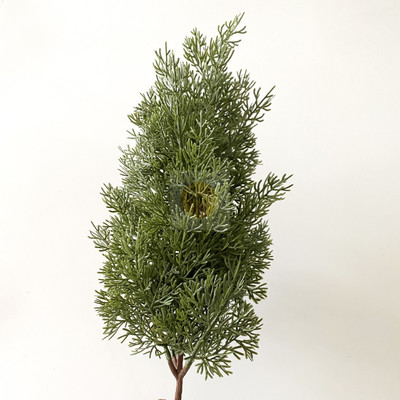 仿真松枝树叶圣诞崖柏枝假松针枝头松树配件崖柏叶手持美人松