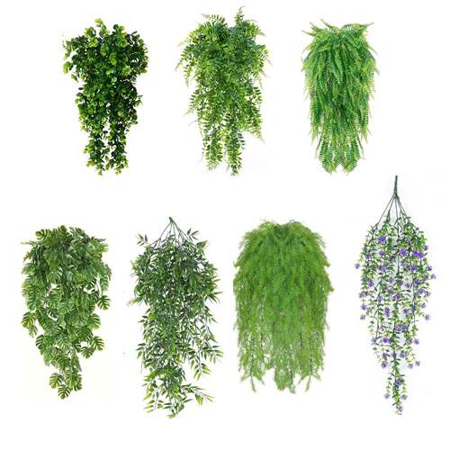 仿真绿植人造蕨类藤蔓波斯草垂吊