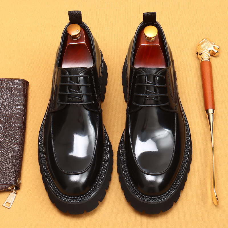 四公分增高男士正装皮鞋