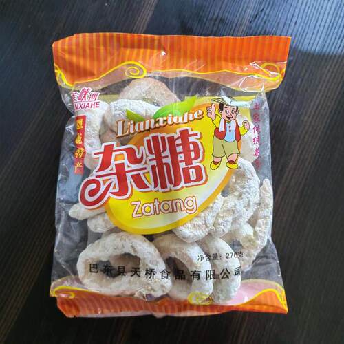 老式杂糖恩施巴东老牌子圈圈糖