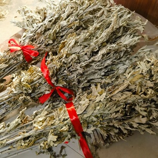 野生艾叶草干艾草家用整颗艾草端午挂门窗驱蚊洗澡泡脚月子艾草