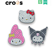 crocs配件洞洞鞋 扣 KT库洛米美乐蒂凯蒂猫金属鞋 配饰鞋 花适配新款