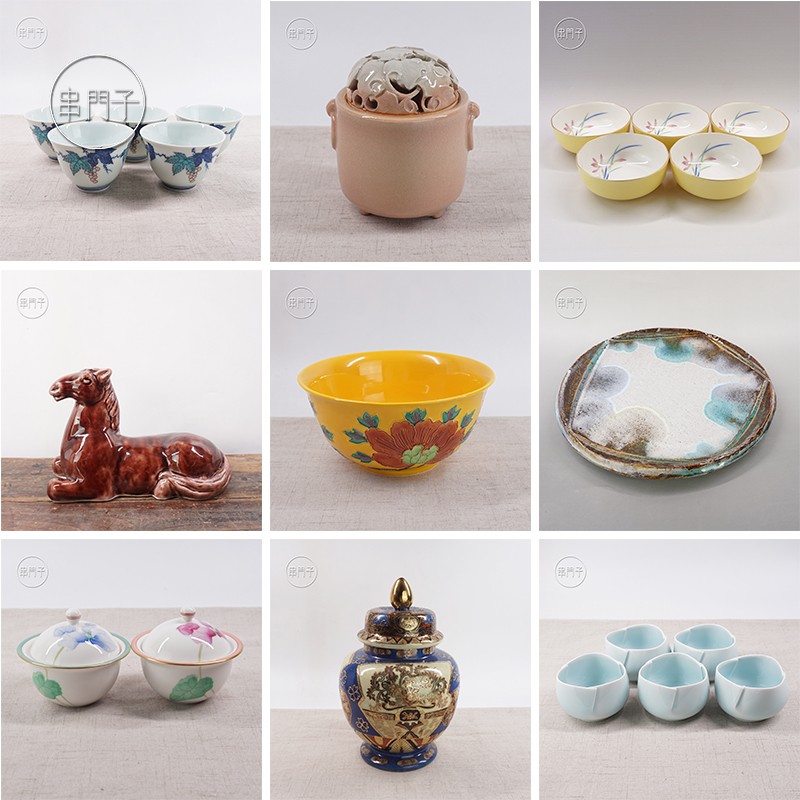 日本进口陶瓷茶具---常滑烧