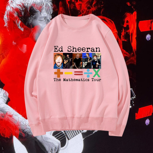 EdSheeran黄老板印花圆领卫衣