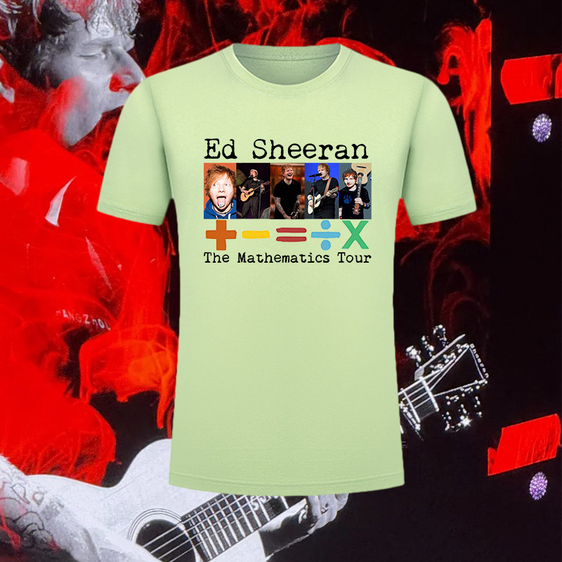 EdSheeran黄老板印花短袖