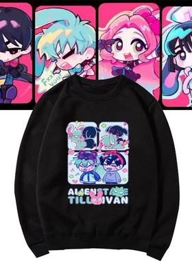 异形舞台周边alienstage ivan till同款男女秋冬宽松保暖圆领卫衣