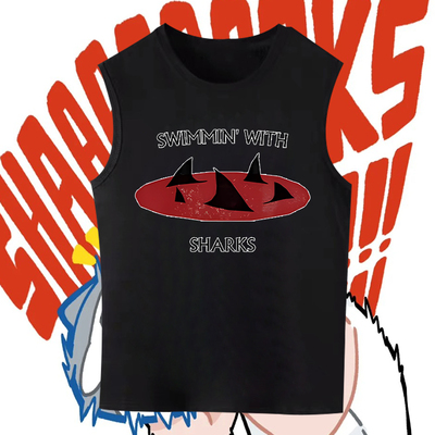 Sharks梦龙乐队演唱会Imagine Dragons应援周边印花宽松无袖背心