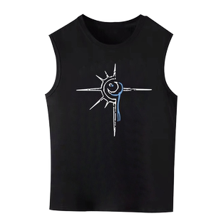 张信哲未来式2024演唱会同款日月星辰周边背心男女应援服宽松无袖