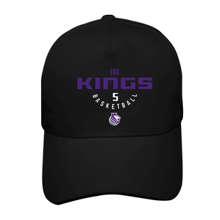 美式篮球国王队萨博尼斯10号福克斯5号男女印花棒球帽遮阳鸭舌帽