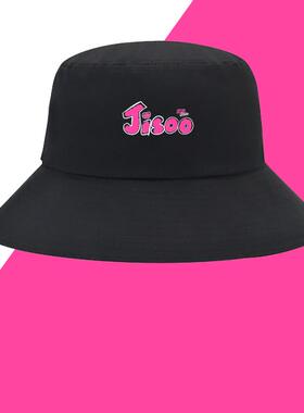 Jisoo金智秀涂鸦款印花渔夫帽