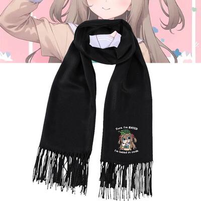 牛肉酱神经大人虚拟主播印花围巾