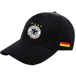 2022新款德国队足球棒球帽男女Germany卡塔尔世界杯潮流鸭舌帽子