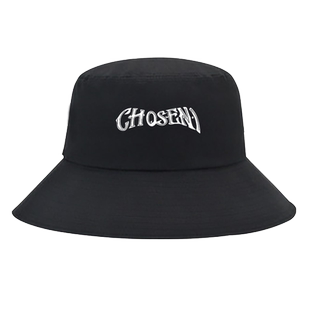 美式篮球詹姆斯Chosen1天选之子印花渔夫帽男女百搭遮阳出游盆帽