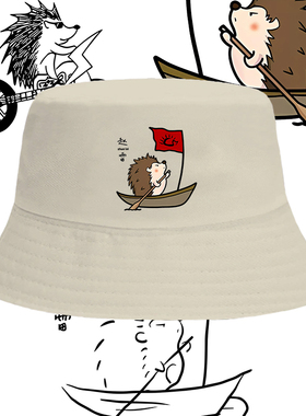 独立民谣音乐人赵雷印花渔夫帽