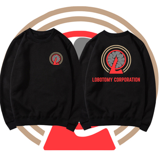 脑叶公司周边同款Lobotomy Corporation男女印花宽松运动圆领卫衣