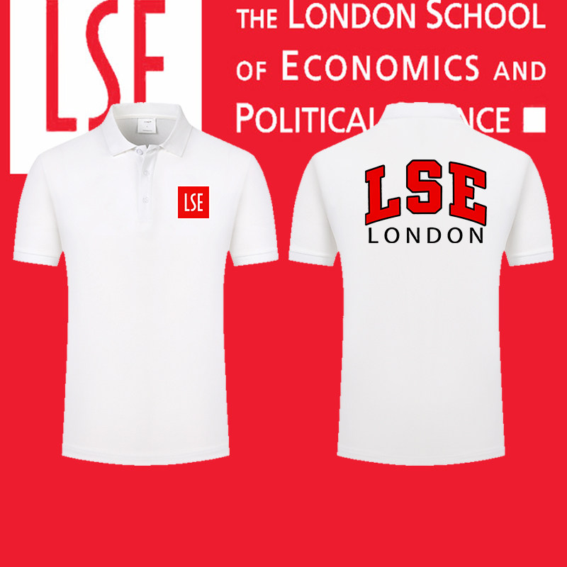 英国伦敦政治经济学院短袖纪念品周边LSE校服POLO衫短袖休闲上衣