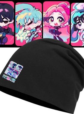 异形舞台周边alienstage ivan till同款印花包头帽秋冬保暖堆堆帽