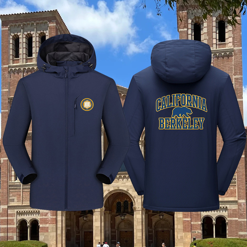 美国加利福尼亚大学伯克利分校加州大学校周边男女纪念冲锋衣外套