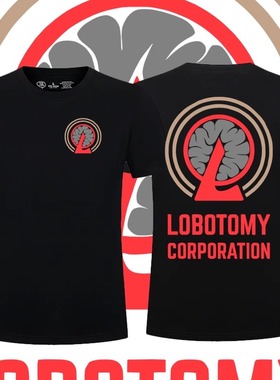 脑叶公司周边同款Lobotomy Corporation游戏男女短袖印花纯棉T恤
