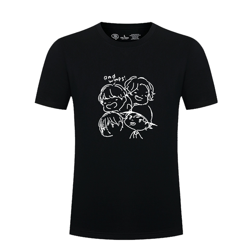 日本摇滚乐队radwimps演唱会周边t恤2024巡演同款纯棉短袖上衣服