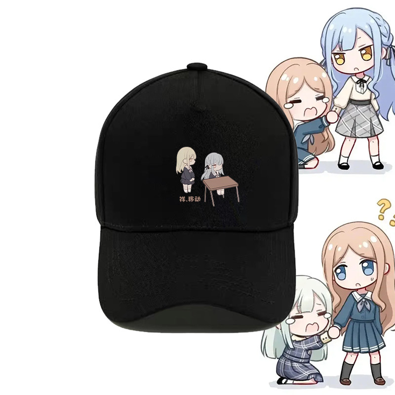 BanG Dream Ave Mujica颂乐人偶若叶睦祥子移动二次元印花棒球帽