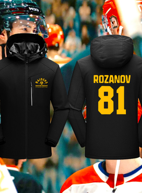 hudsonwilliam巅峰对决同款印花休闲连帽冲锋衣男女秋冬保暖外套