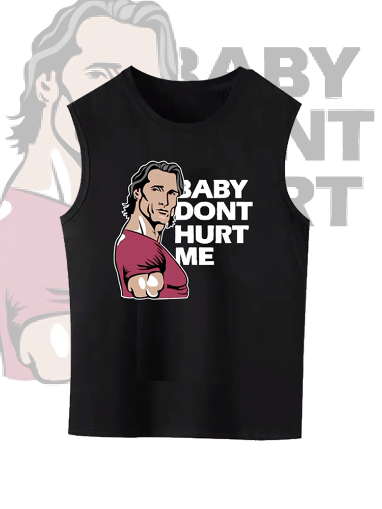 欧美大力王搞笑无袖T桖