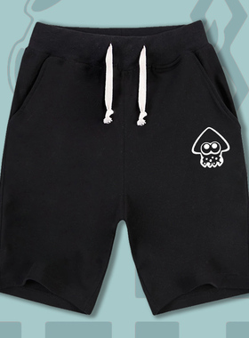 喷射战士2乌贼2switch Splatoon2游戏周边短裤运动游戏周边五分裤