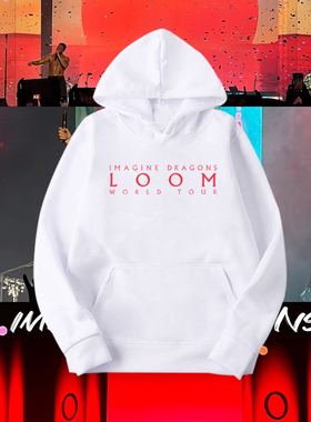 Imagine Dragons演唱会梦龙乐队应援周边巡演男女宽松套头上衣服