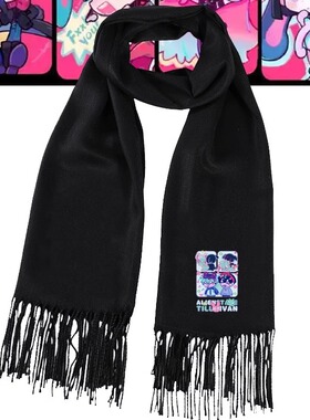 异形舞台周边alienstage ivan till秋冬印花围巾男女保暖围脖披肩