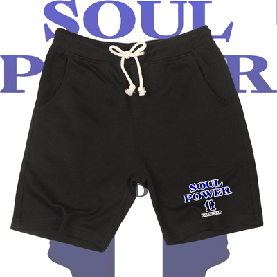 陶喆SOULPOWER巡演应援印花短裤男女宽松潮流休闲运动抽绳五分裤