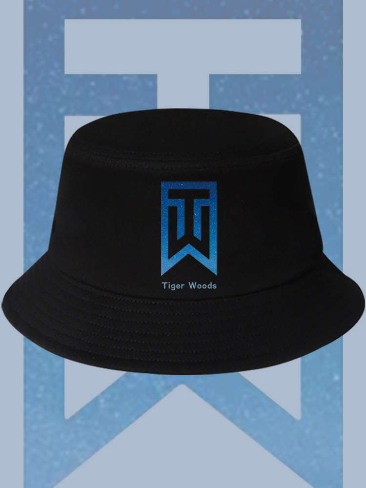 高尔夫球老虎伍兹渔夫帽男女学生泰格球迷服休闲潮流遮阳盆帽定制