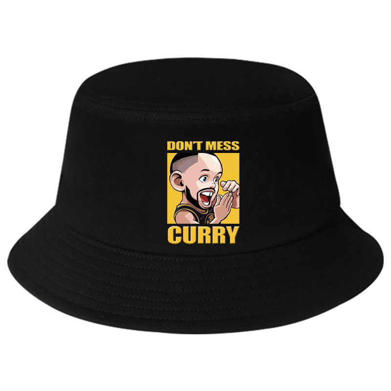 金州勇士库里吹T给T吃T渔夫帽curry新款篮球遮阳运动盆帽子三分王