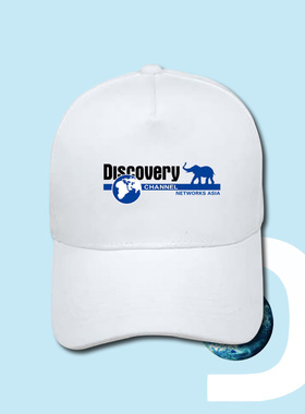 Discovery探索频道大象探索印花棒球帽男女纯棉休闲遮阳鸭舌帽子