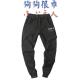 宽松抽绳运动卫裤 国潮文字狗狗很乖搞笑遛狗印花休闲长裤 男女同款