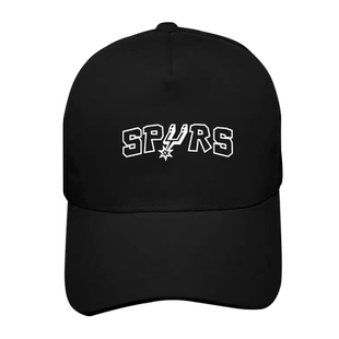 马刺队复古城市款印花棒球帽篮球休闲帽子训练夏季潮流遮阳鸭舌帽