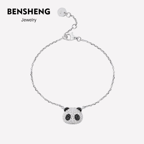 BENSHENG胖达panda熊猫手链女