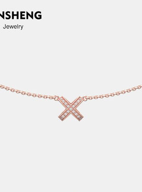 售完无补-项链女x锁骨链shining法式轻奢小众设计简约饰品